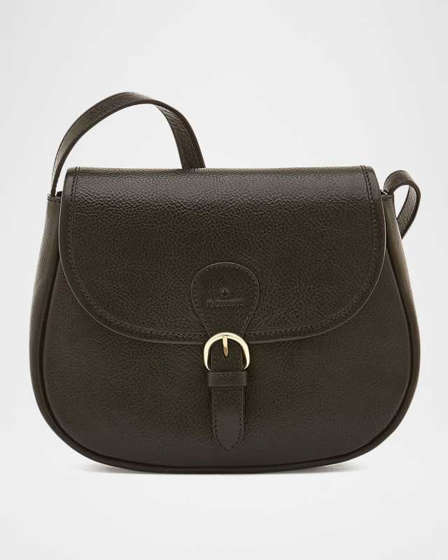 Novecento Leather Saddle Crossbody Bag